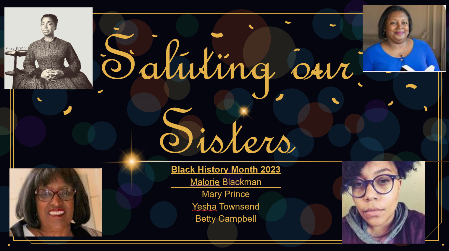 Saluting our Sisters